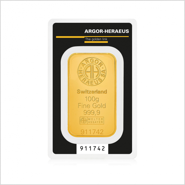 100 g oro coniato KINEBAR® 999.0