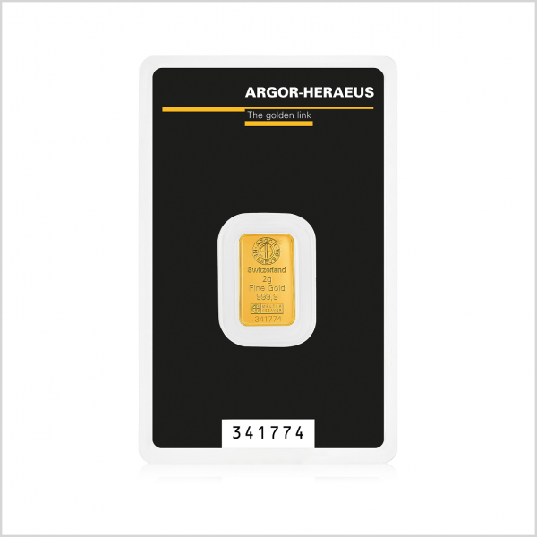 2 g oro coniato KINEBAR® 999.0